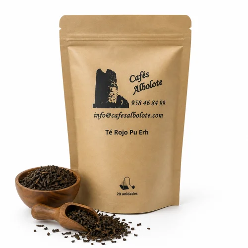 Te Rojo King Pu-Erh Bolsa 20 Unidades