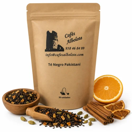 Te Negro Pakistaní Bolsa 20 Unidades
